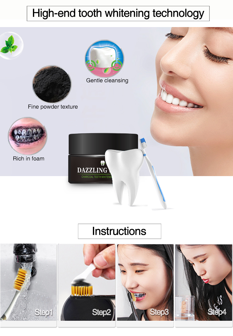 Activated Charcoal Teeth Whitening Powder