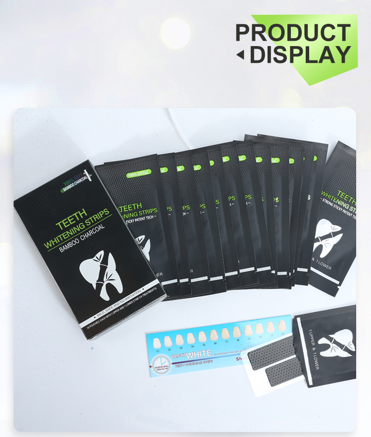 wholesale charcoal teeth whitening strips