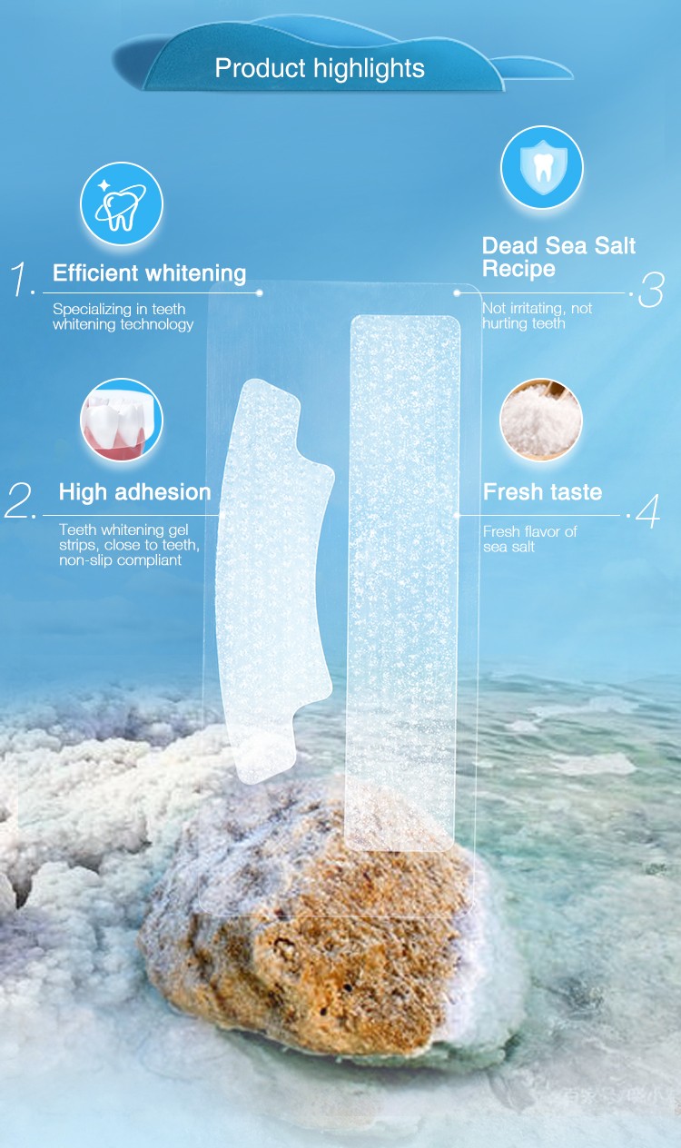Dead Sea Salt Teeth Whitening Strips