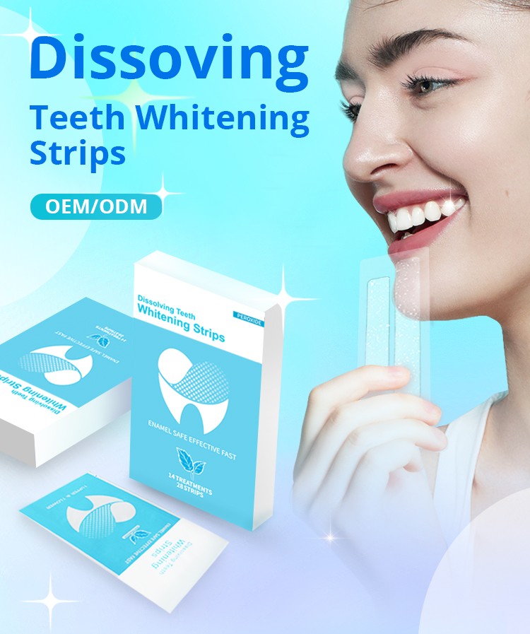 Dissolving Teeth Whitening Strips