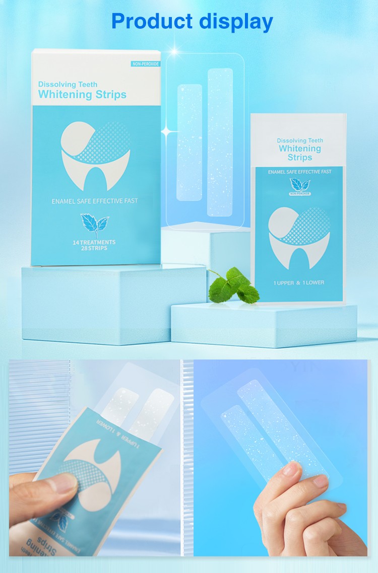 Dissolving Teeth Whitening Strips