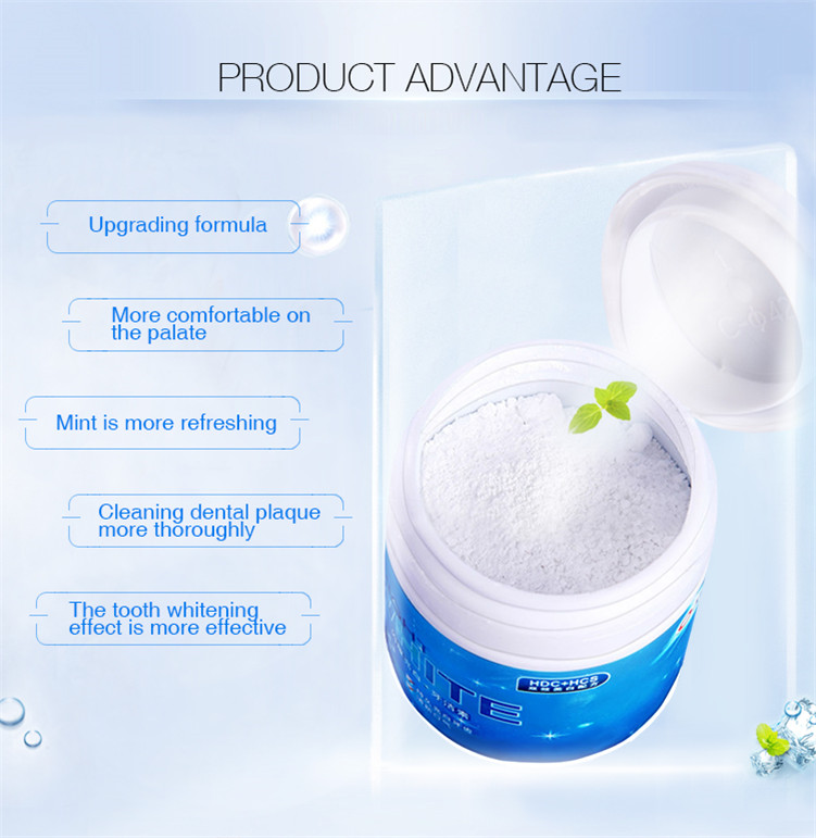 Mint Flavor Teeth Whitening Powder