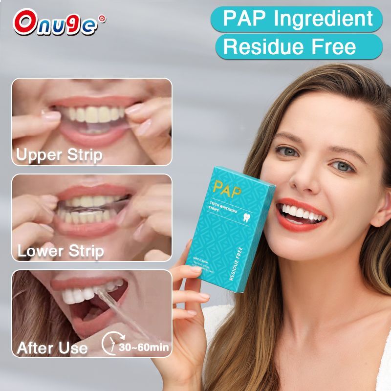 PAP teeth whitening strips