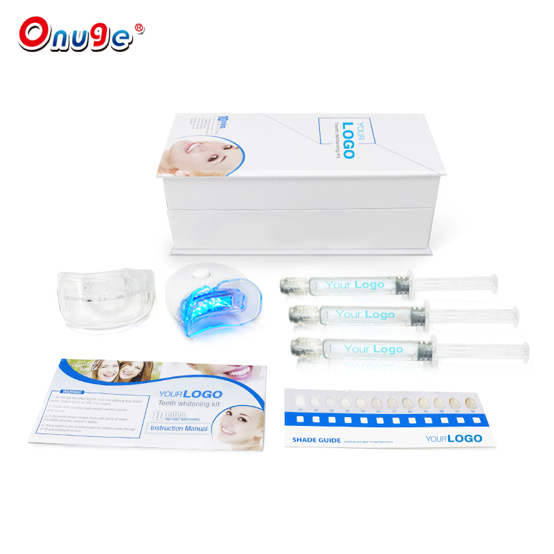 Natural white, confident smile. Choose a professional teeth whitening kit to make your smile brighter and more dazzling!