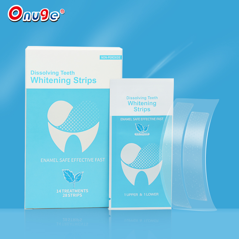 Dissolving Teeth Whitening Strips