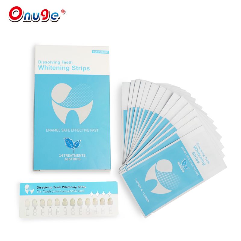 Dissolving Teeth Whitening Strips