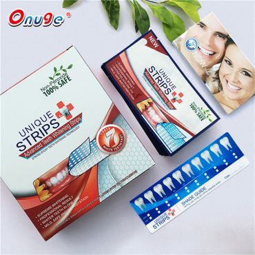 Non Peroxide Mint Teeth Whitening Strips