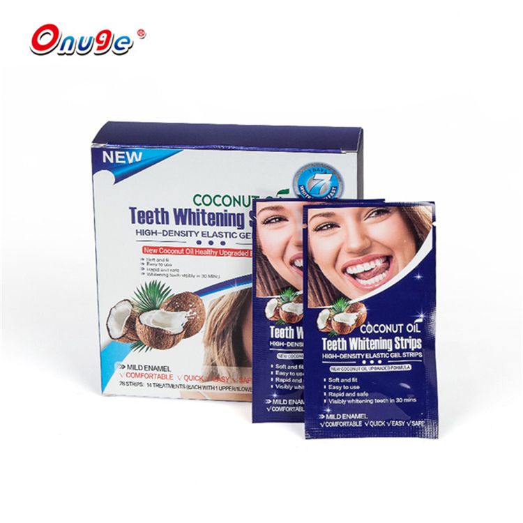 Coconut Oil Teeth Whitening Gel Strips