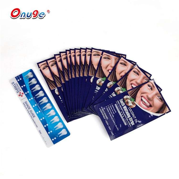 Coconut Oil Teeth Whitening Gel Strips