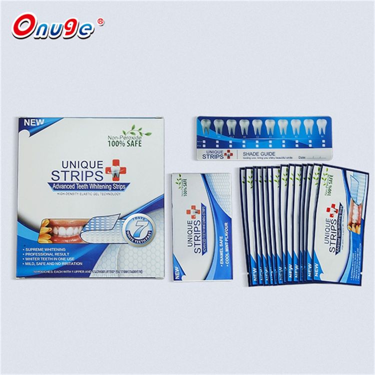 Mint Teeth Whitening Gel Strips