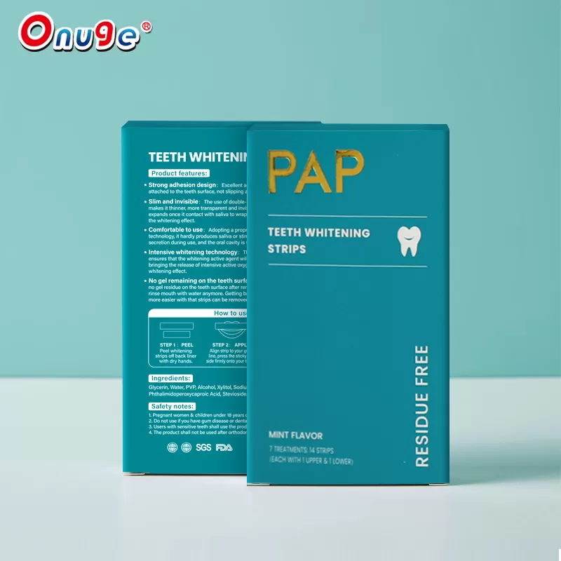 PAP Teeth Whiteing Residue Free Strips