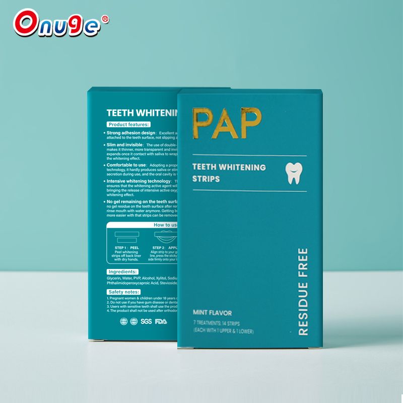 PAP Teeth Whiteing Residue Free Strips