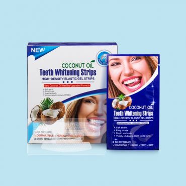Coconut Oil Teeth Whitening Gel Strips