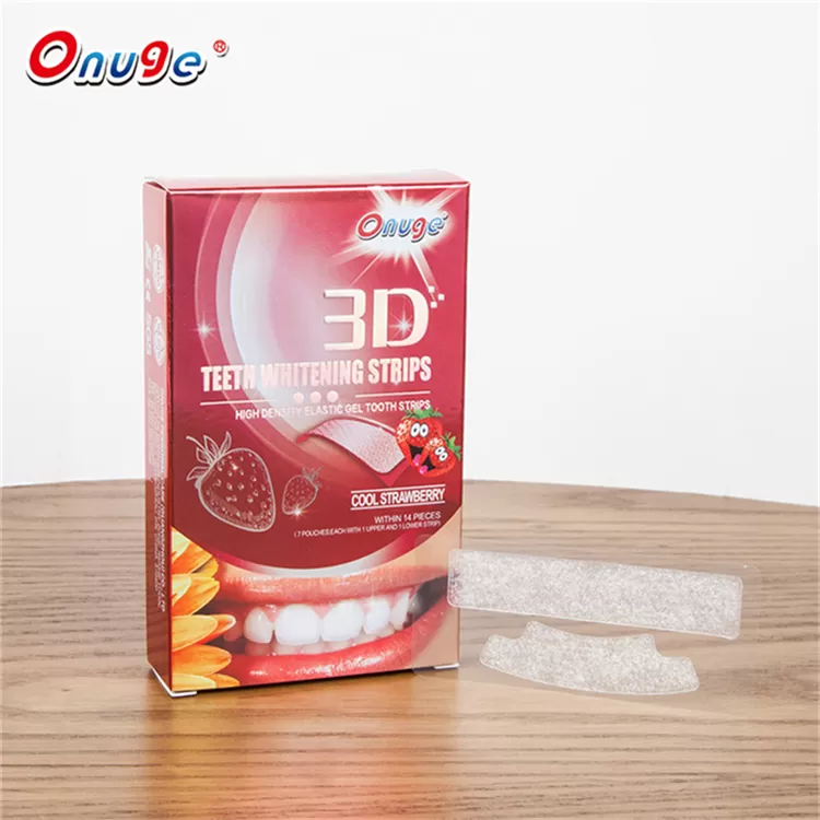 strawberry flavor whitening strips
