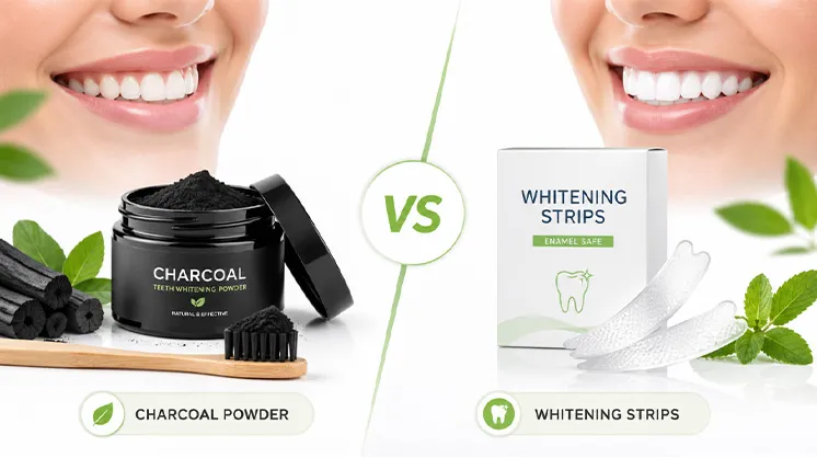 Charcoal Teeth Whitening Powder vs Whitening Strips: Which Is Better?