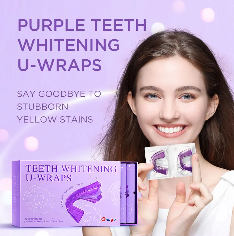 Purple Teeth Whitening U-Wraps