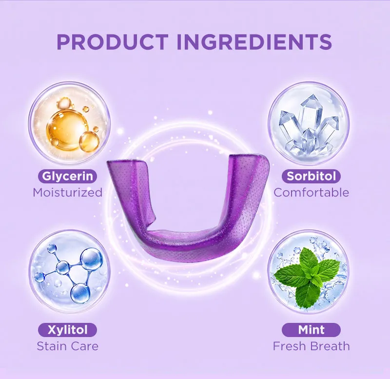 Purple Teeth Whitening U-Wraps