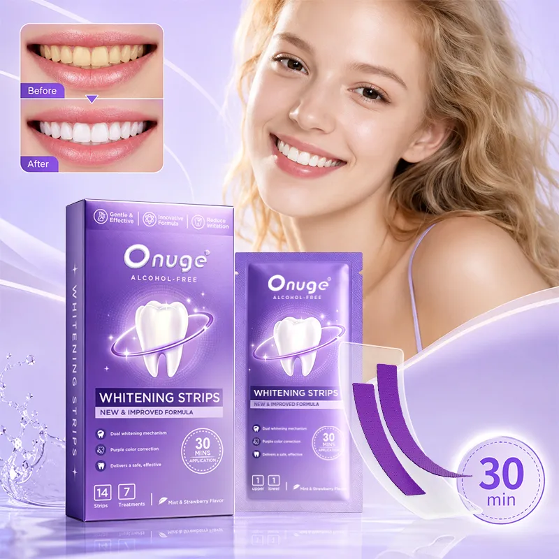 Purple Violet Teeth Whitening Strips