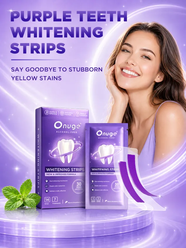 Purple Violet Teeth Whitening Strips