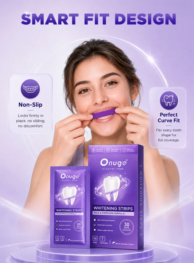 Purple Violet Teeth Whitening Strips
