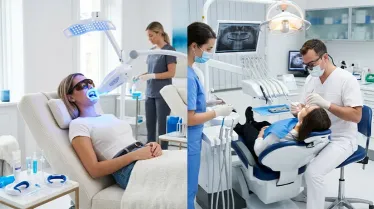 Salon Teeth Whitening vs Dentist Whitening | Onuge