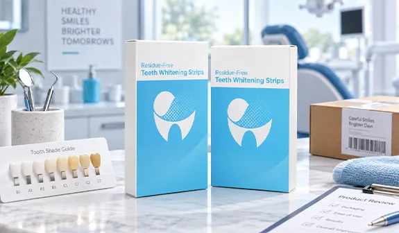 UK Dentist’s Residue-Free Whitening Strips Project