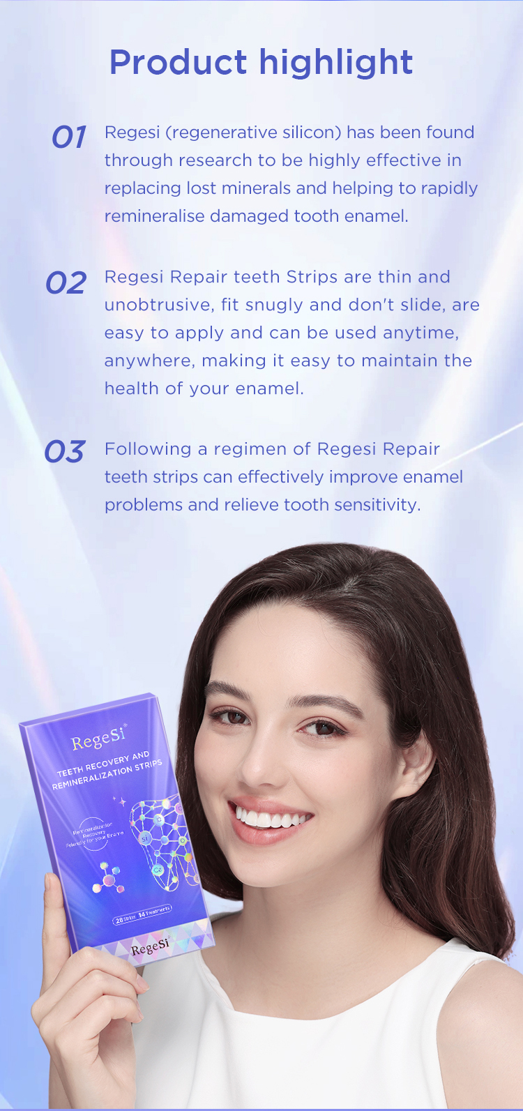 Teeth Recovery and Remineralization Strips