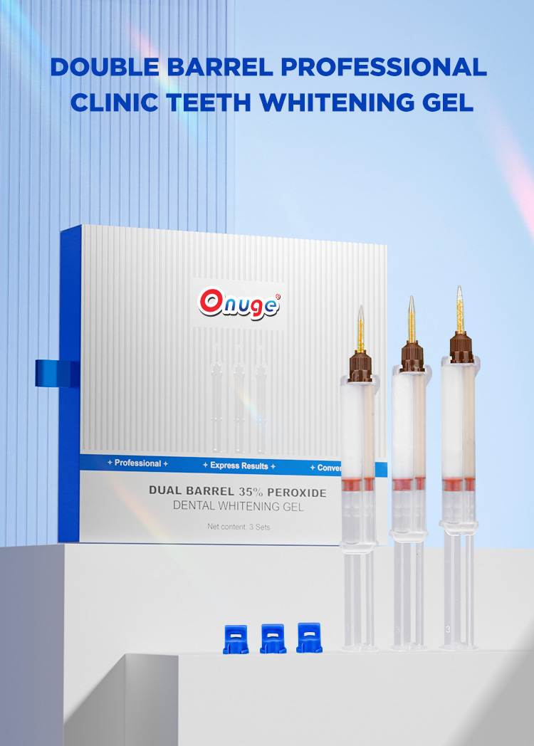 Double Barrel PRO Clinic Teeth Whitening Gel