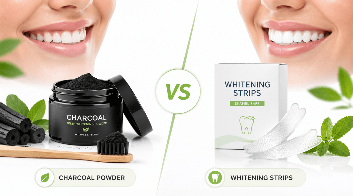 Charcoal Teeth Whitening Powder vs Whitening Strips: Which Is Better?cid=15