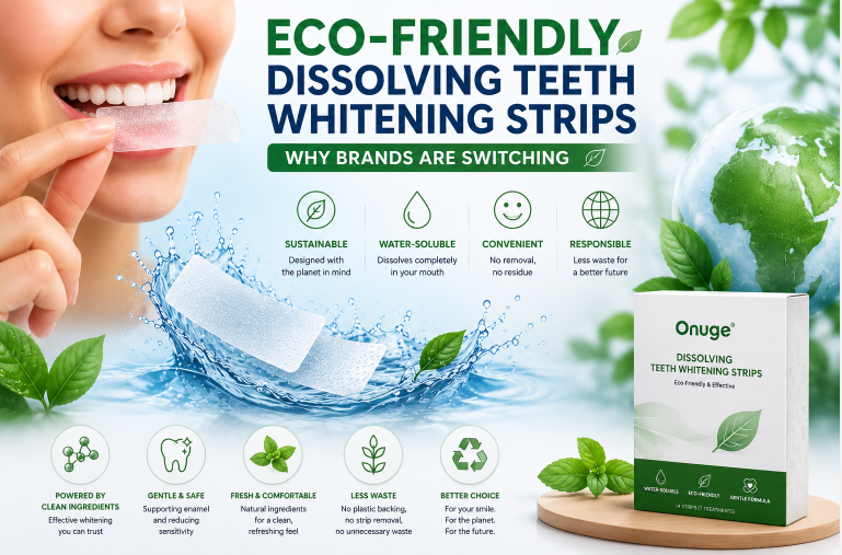Eco-Friendly Dissolving Teeth Whitening Strips: Why Brands Are Switching
