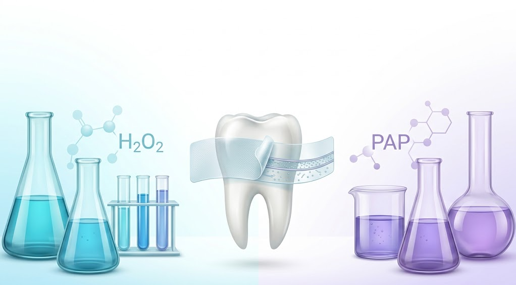 Hydrogen Peroxide vs PAP Dissolving Strips