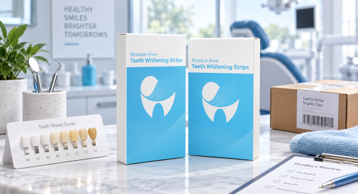 From Product Samples to a UK Residue-Free Whitening Strips Order